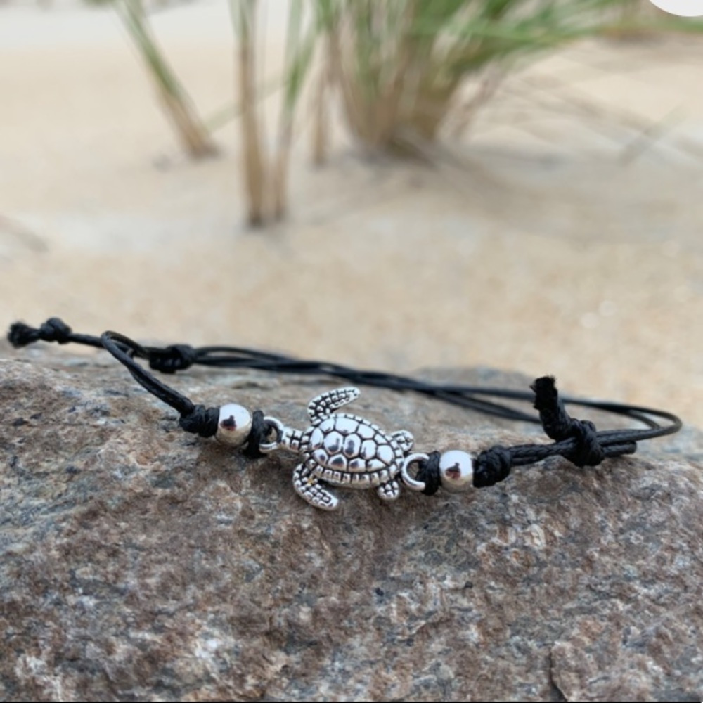 Black Sea Turtle Anklet
